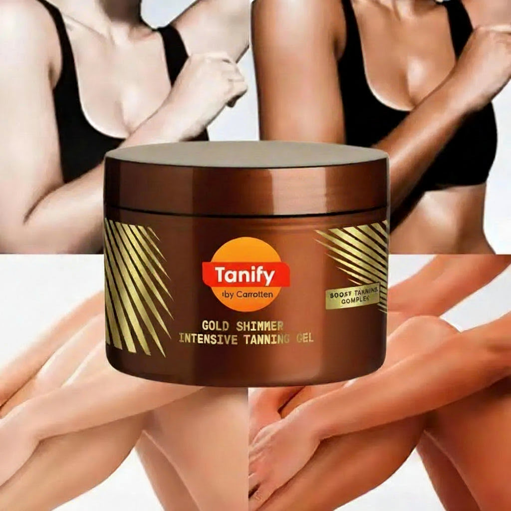 Natural Carrot Tanning Accelerator Gel - Sunless Self Solarium Long-lasting Bronzer Nourishing Body Face Daily Skincare